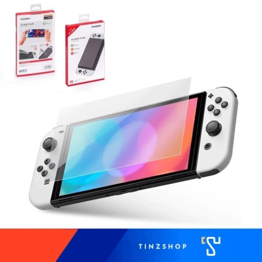 ฟิล์มกระจกนิรภัยกันรอยนิ้วมือ DOBE TNS-1156 สำหรับ NINTENDO SWITCH OLED